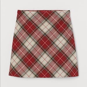 H&M Plaid Skirt EUC
